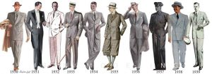 لباس مردان در تاریخچه مد در جهان سال 1900