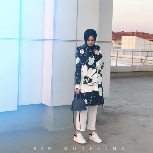 جدیدترین و بهترین و زیبا ترین مانتو های بیرونی مجلسی اسپرت خیابانی رنگی سفید و سیاه ایران مدلینگ
