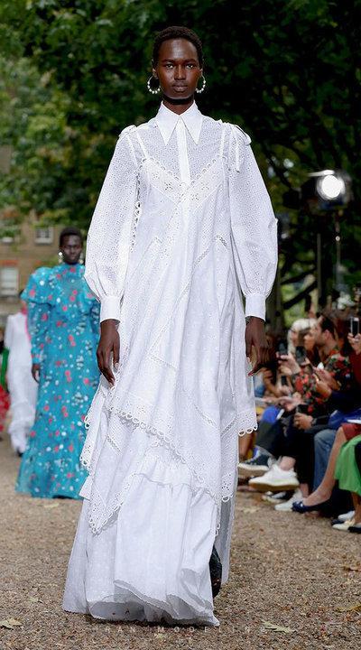 هفته مد لندن لباس های هفته مد لندن حجاب در مد لندن