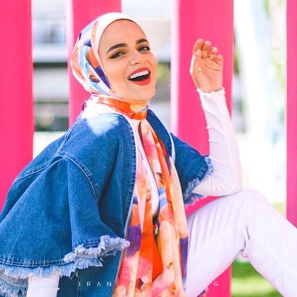 نحوه و روش بستن روسری برای تمام صورت ها ایران مدلینگ