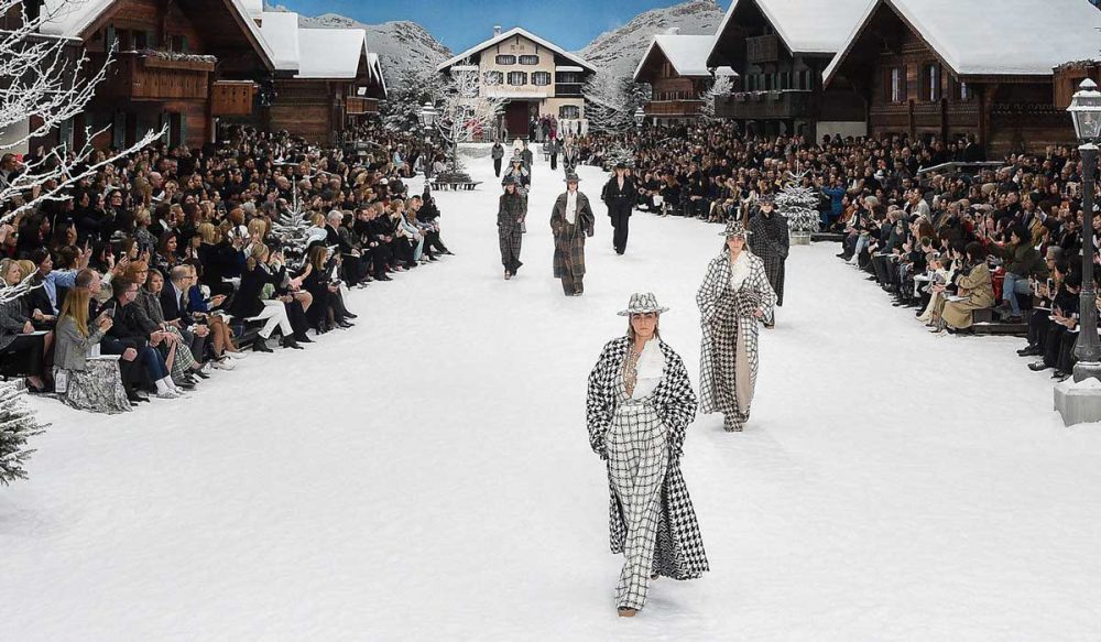 chanel prepares physically hold fashion shows