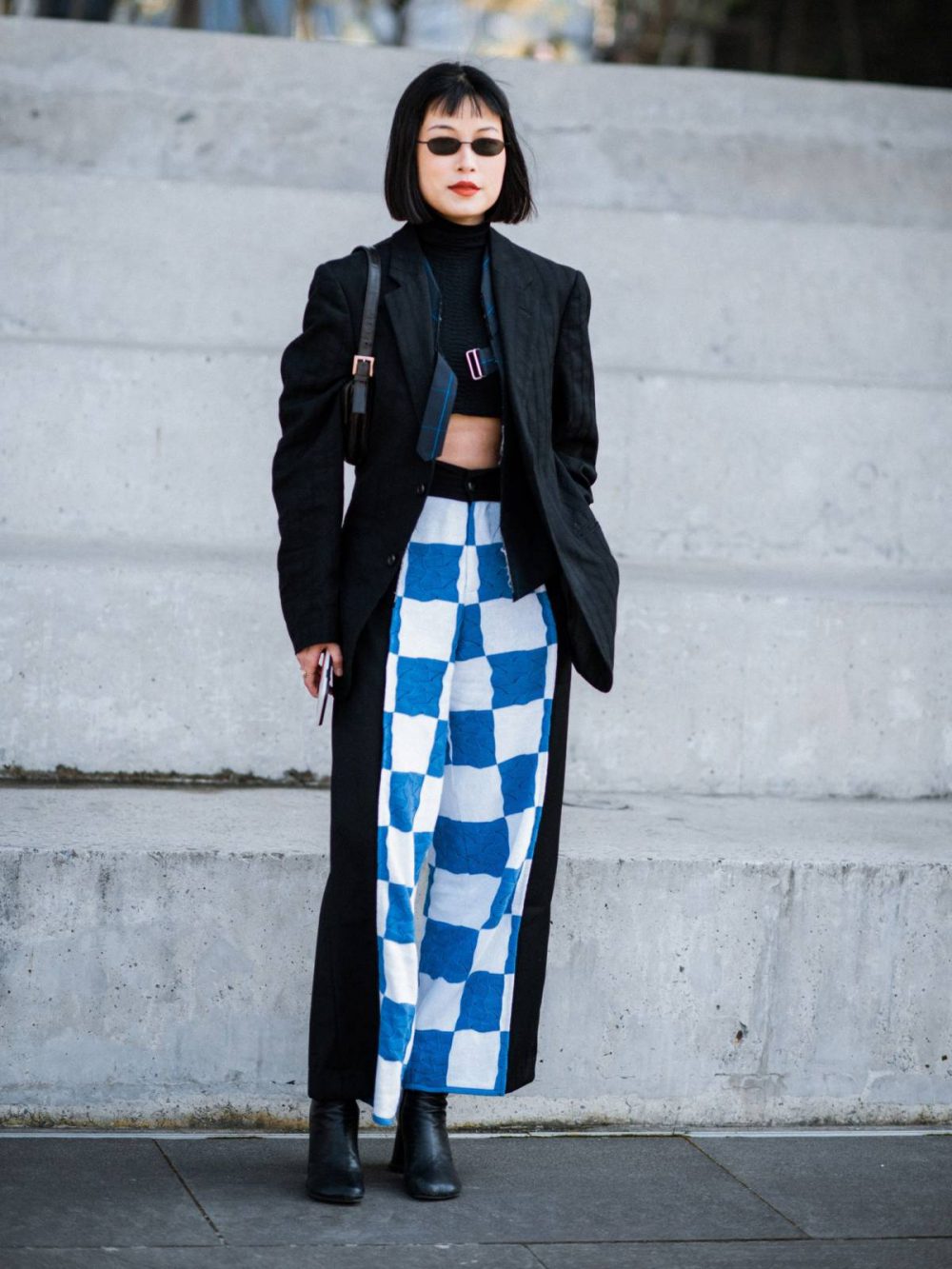 checkered clothes fashion weeks 1