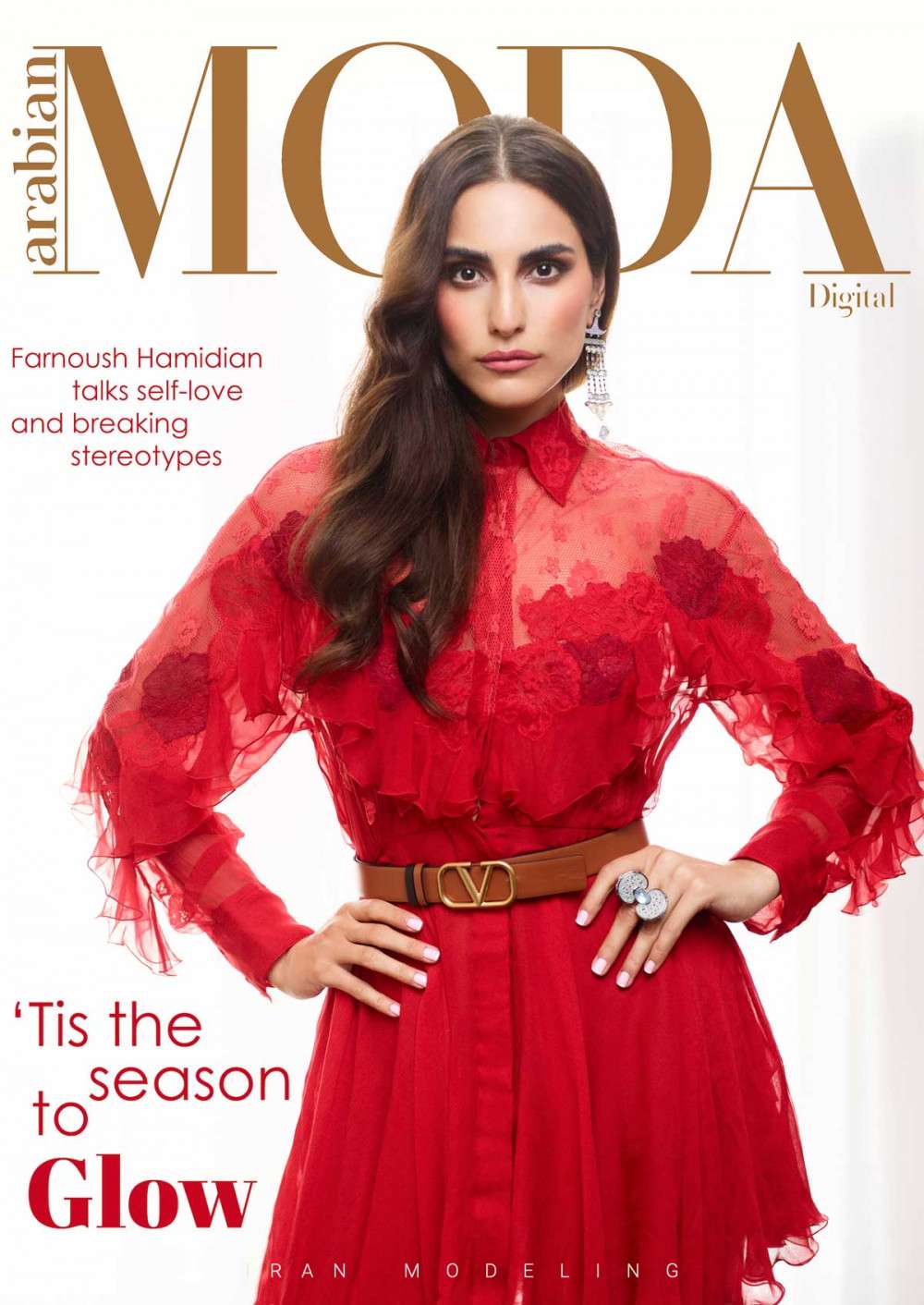 مصاحبه فرنوش حمیدیان مدل مشهور ایرانی با مجله مد عرب