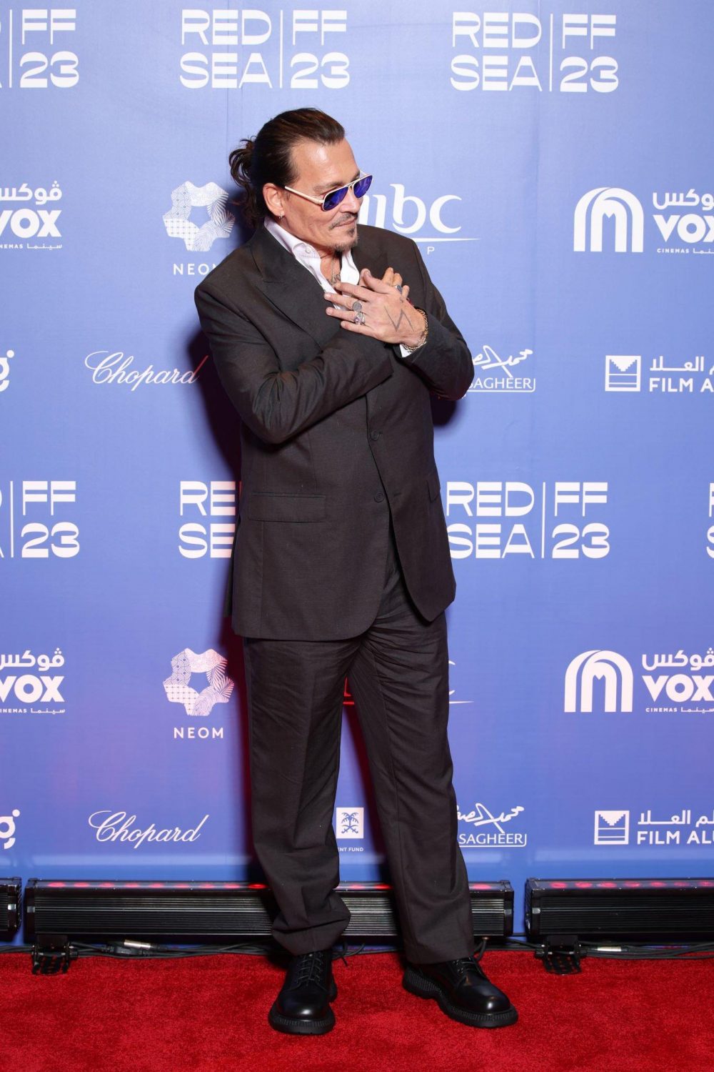 دومین حضور جانی دپ در جشنواره فیلم دریای سرخ جده عربستان